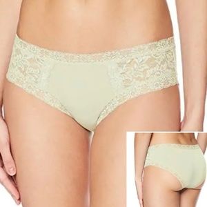 NWT PJ Salvage Pale Yellow Hipster Panty Sz L